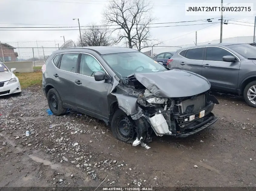 JN8AT2MT1GW023715 2016 Nissan Rogue S