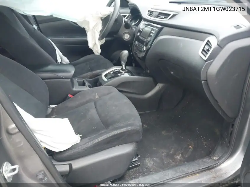 JN8AT2MT1GW023715 2016 Nissan Rogue S
