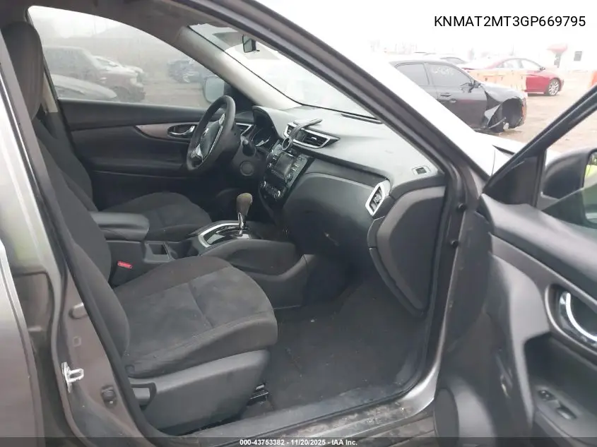KNMAT2MT3GP669795 2016 Nissan Rogue Sv