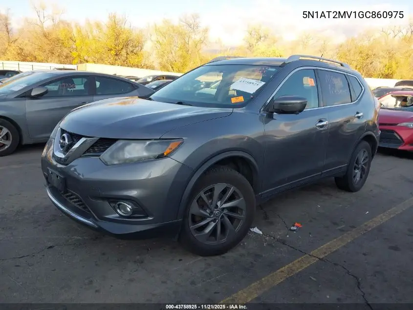 5N1AT2MV1GC860975 2016 Nissan Rogue Sl