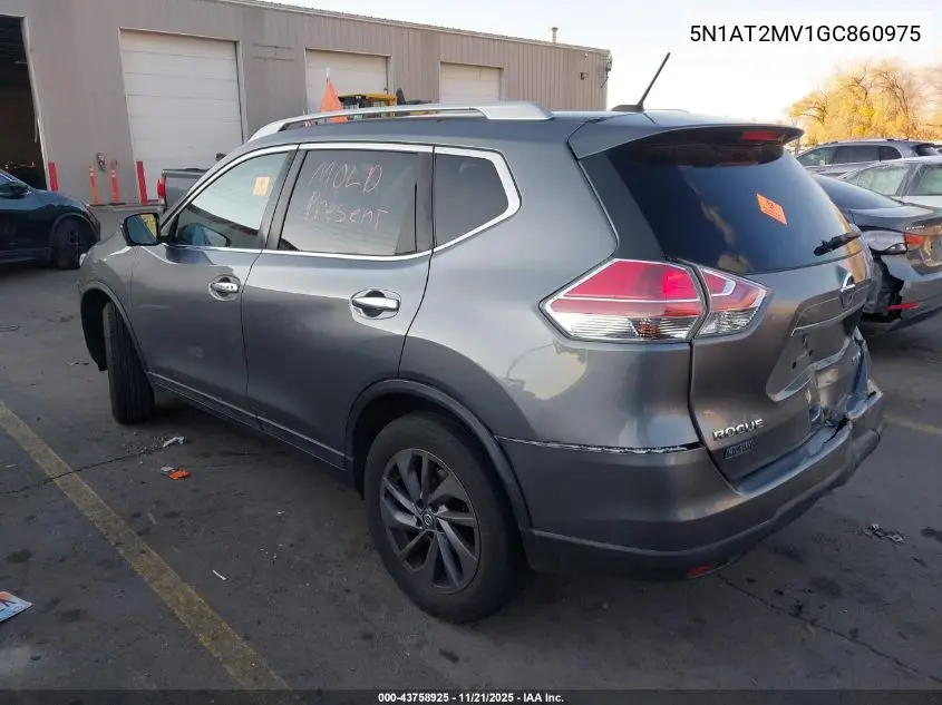 5N1AT2MV1GC860975 2016 Nissan Rogue Sl