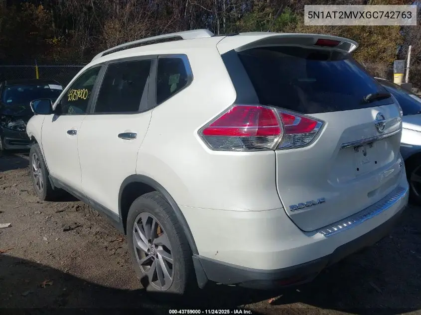 5N1AT2MVXGC742763 2016 Nissan Rogue Sl