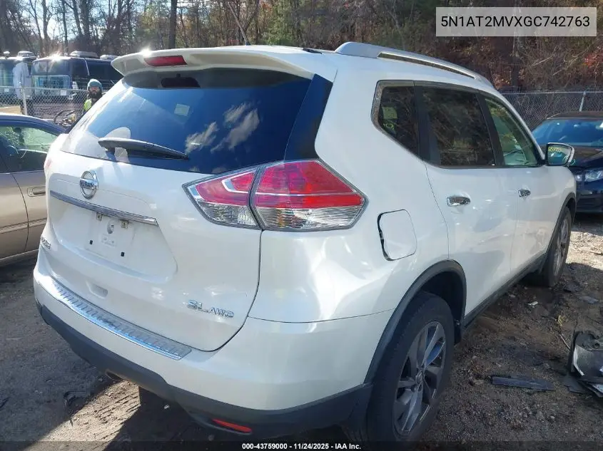 5N1AT2MVXGC742763 2016 Nissan Rogue Sl