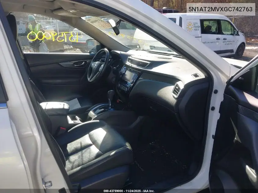 5N1AT2MVXGC742763 2016 Nissan Rogue Sl