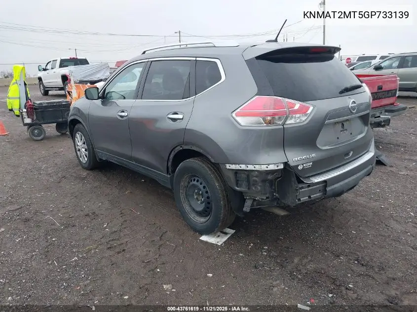 KNMAT2MT5GP733139 2016 Nissan Rogue S