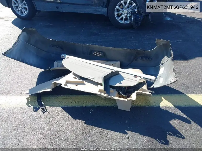 KNMAT2MT6GP631946 2016 Nissan Rogue Sv
