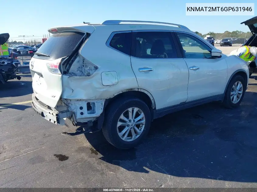 KNMAT2MT6GP631946 2016 Nissan Rogue Sv