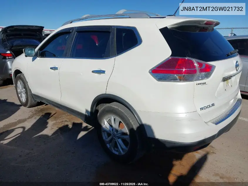 JN8AT2MT2GW021732 2016 Nissan Rogue Sv