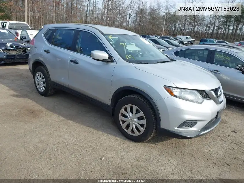 JN8AT2MV5GW153028 2016 Nissan Rogue S