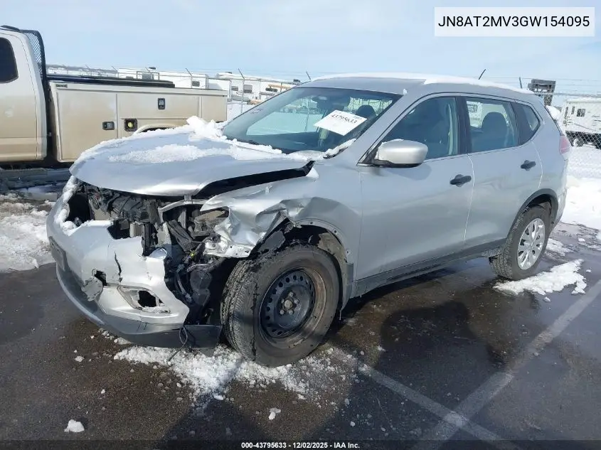 JN8AT2MV3GW154095 2016 Nissan Rogue S
