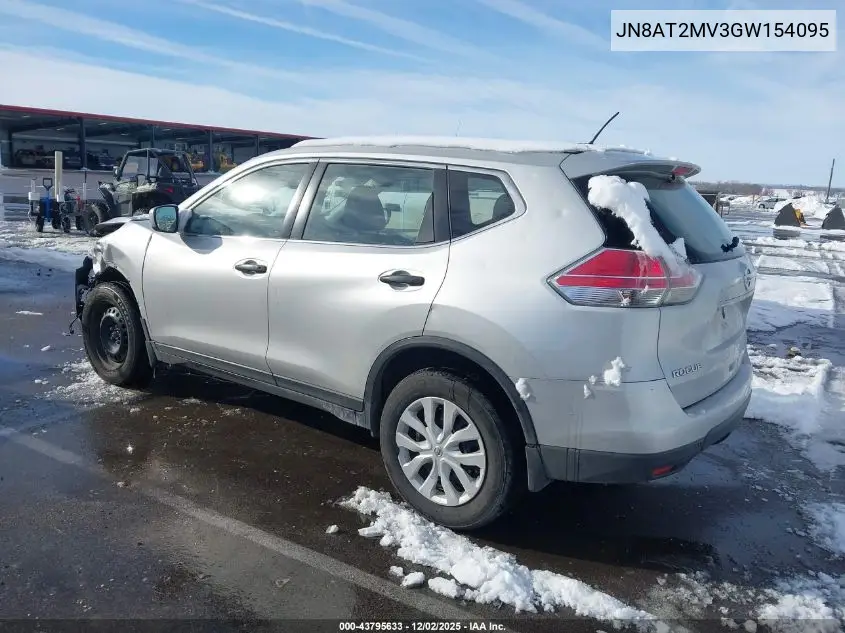 JN8AT2MV3GW154095 2016 Nissan Rogue S