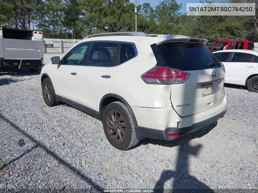 5N1AT2MT5GC764250 2016 Nissan Rogue Sl