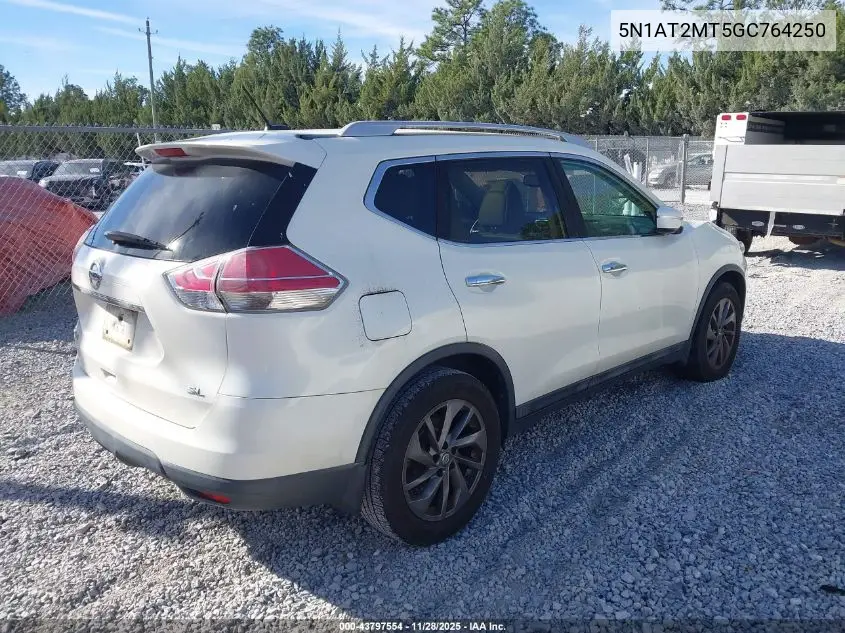 5N1AT2MT5GC764250 2016 Nissan Rogue Sl