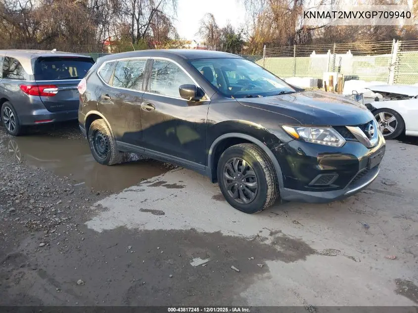 KNMAT2MVXGP709940 2016 Nissan Rogue S