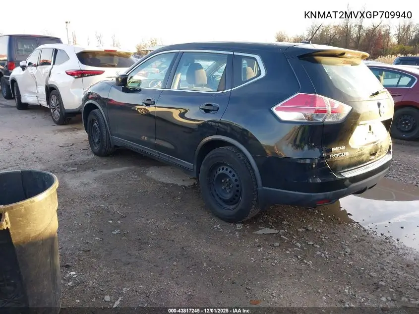 KNMAT2MVXGP709940 2016 Nissan Rogue S