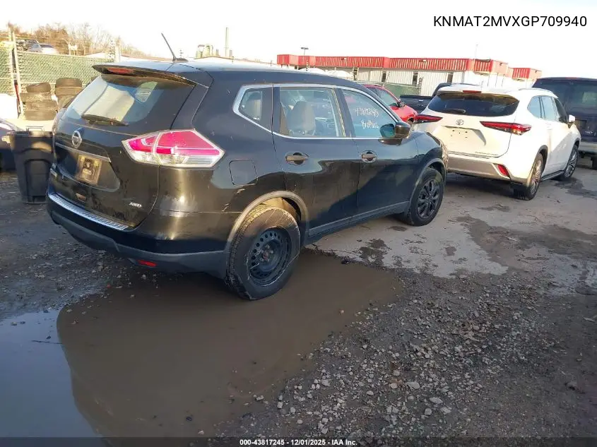 KNMAT2MVXGP709940 2016 Nissan Rogue S