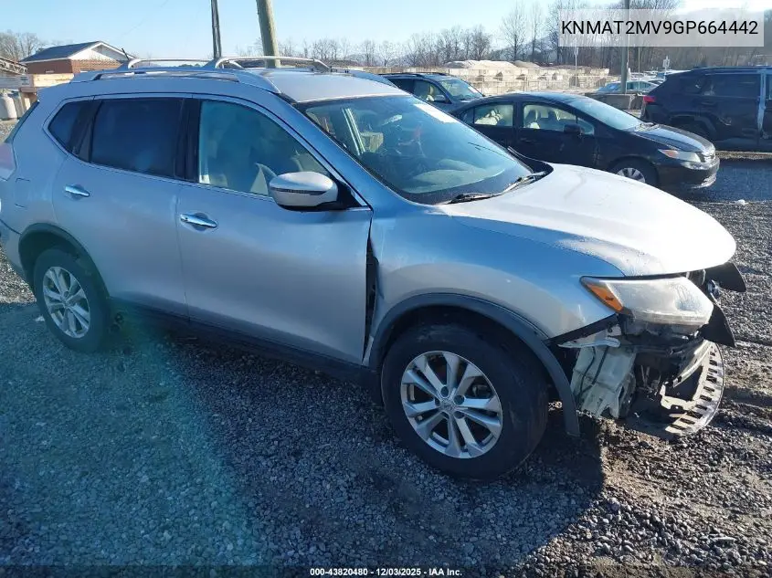 KNMAT2MV9GP664442 2016 Nissan Rogue Sv