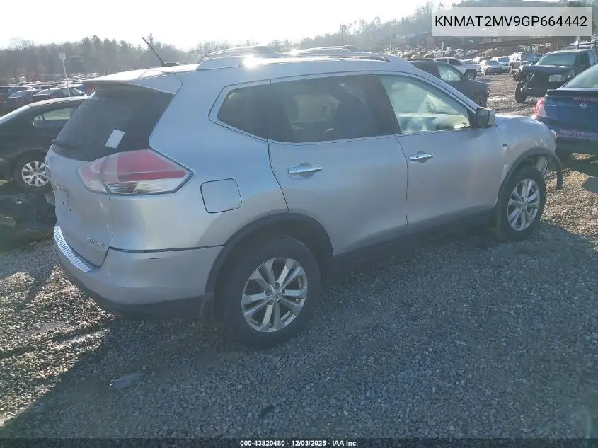 KNMAT2MV9GP664442 2016 Nissan Rogue Sv
