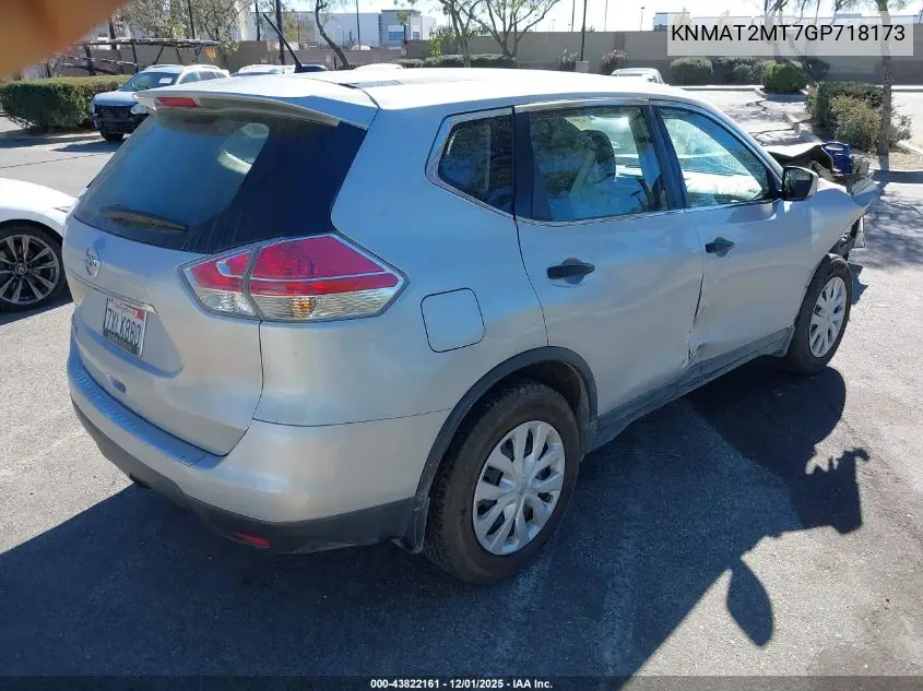 KNMAT2MT7GP718173 2016 Nissan Rogue S