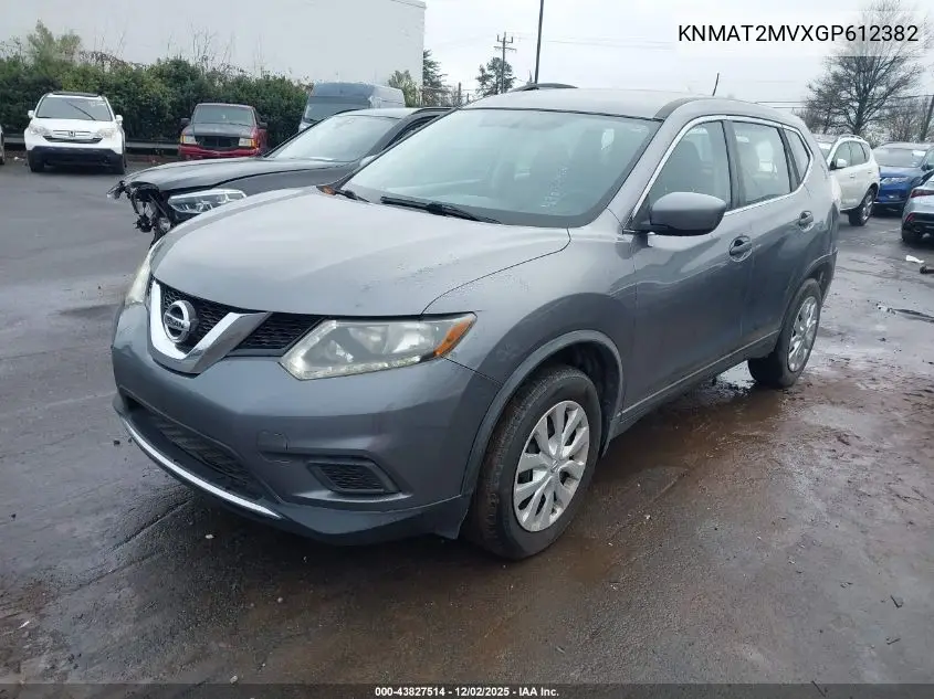 KNMAT2MVXGP612382 2016 Nissan Rogue S