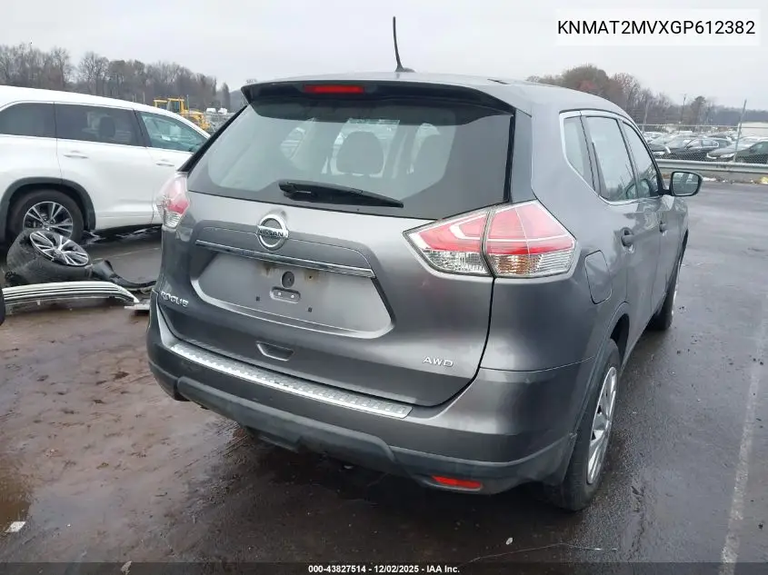 KNMAT2MVXGP612382 2016 Nissan Rogue S