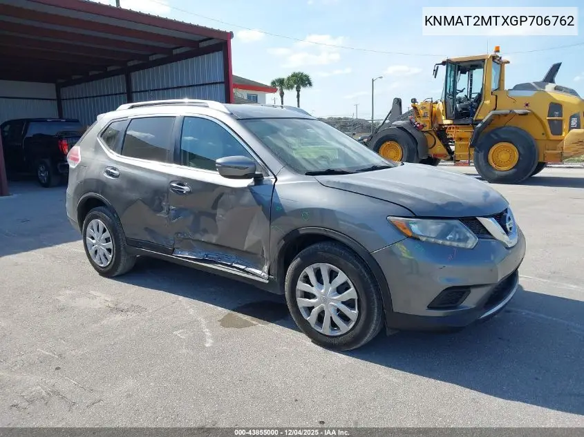 KNMAT2MTXGP706762 2016 Nissan Rogue S