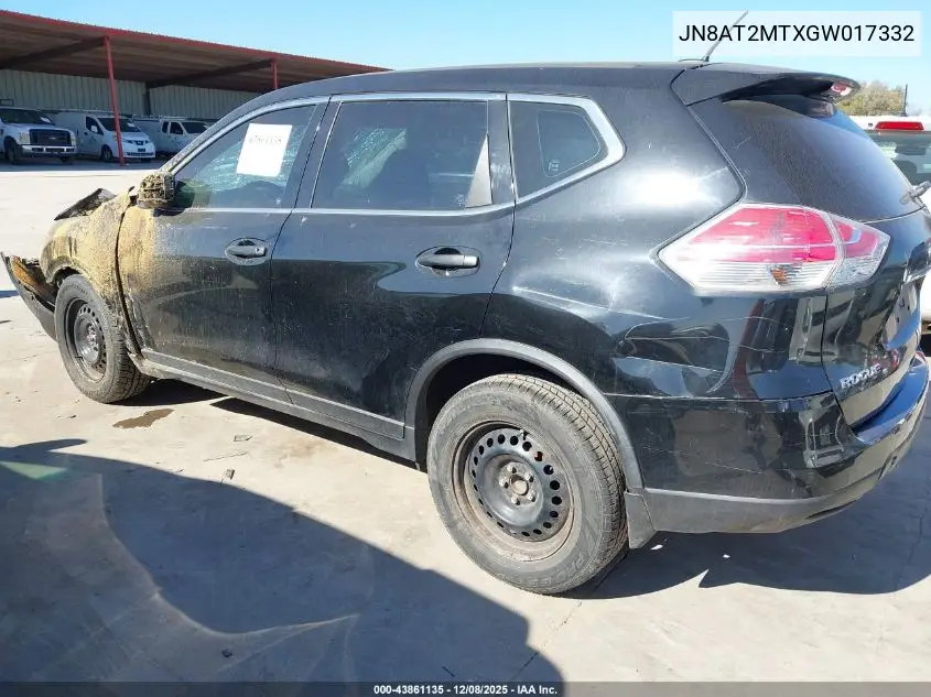 JN8AT2MTXGW017332 2016 Nissan Rogue S