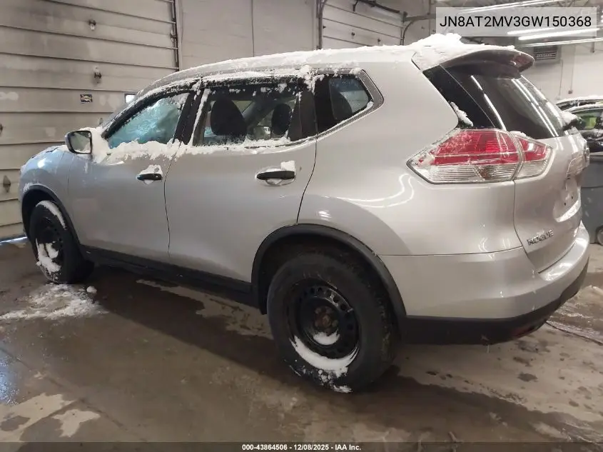 JN8AT2MV3GW150368 2016 Nissan Rogue S