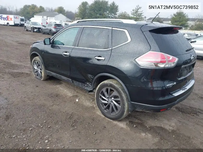 5N1AT2MV5GC739852 2016 Nissan Rogue Sl