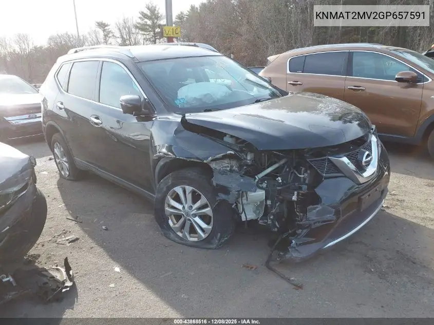 KNMAT2MV2GP657591 2016 Nissan Rogue Sv