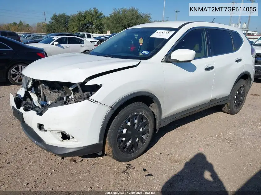 KNMAT2MT7GP614055 2016 Nissan Rogue S