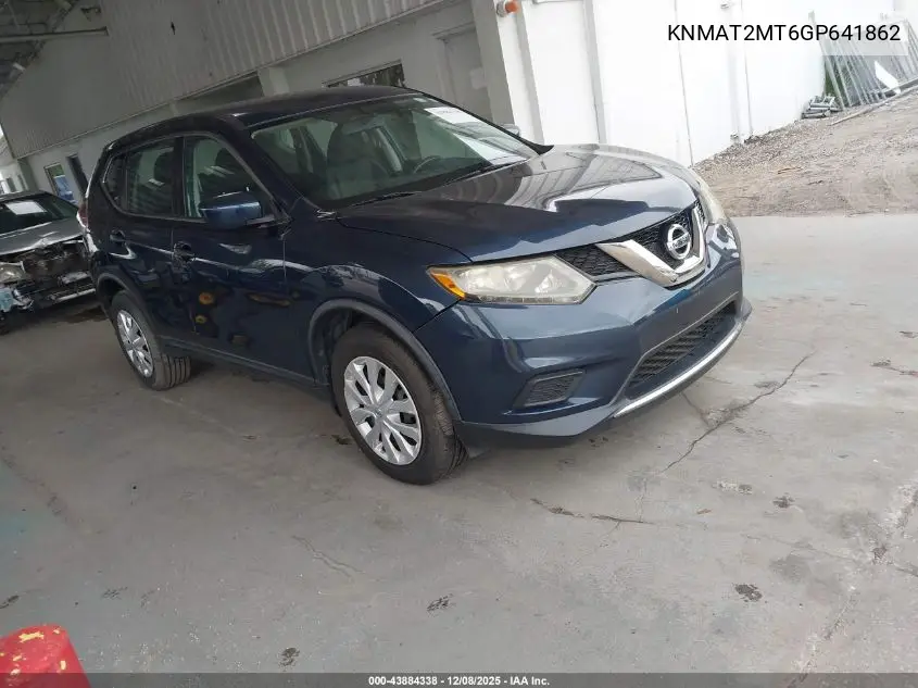 KNMAT2MT6GP641862 2016 Nissan Rogue S