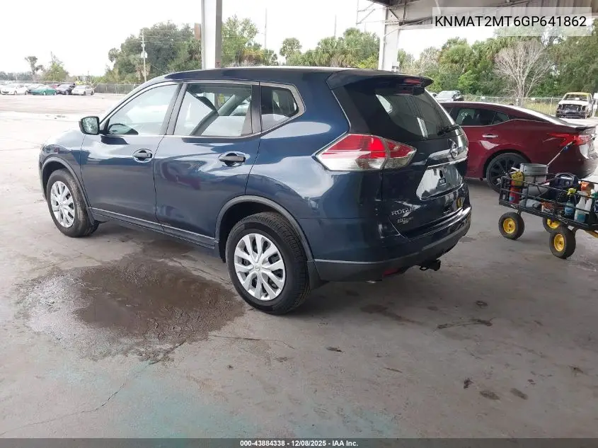 KNMAT2MT6GP641862 2016 Nissan Rogue S