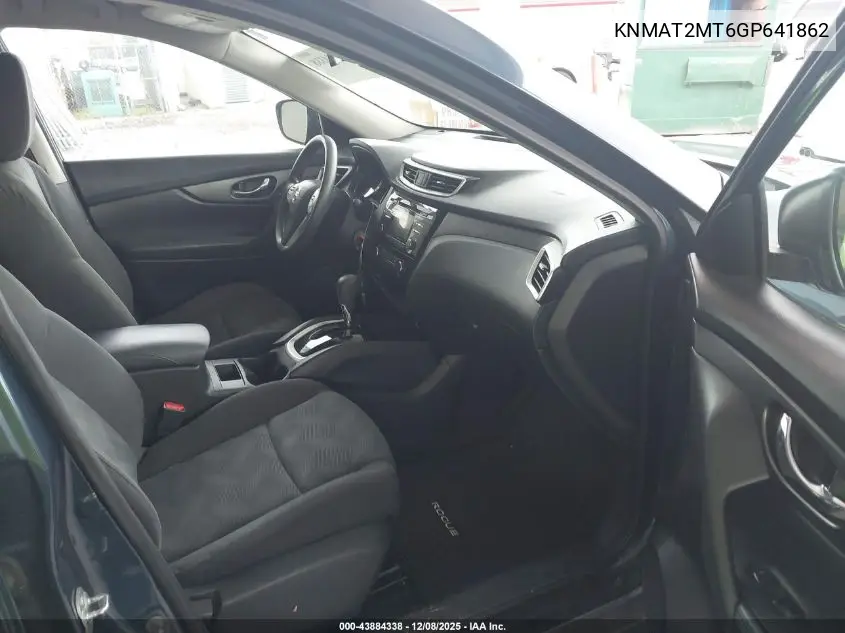 KNMAT2MT6GP641862 2016 Nissan Rogue S