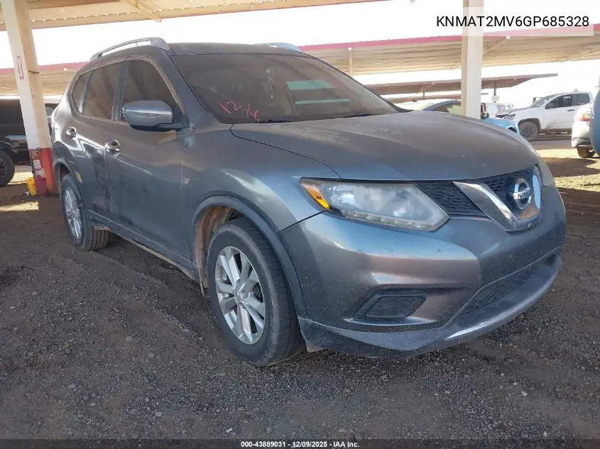KNMAT2MV6GP685328 2016 Nissan Rogue Sv