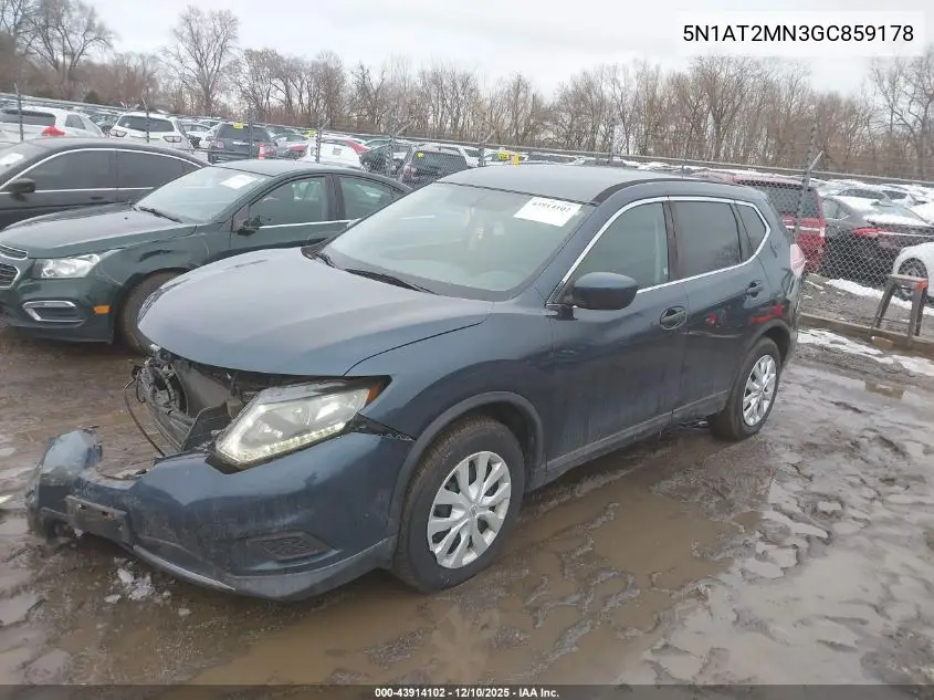 5N1AT2MN3GC859178 2016 Nissan Rogue S
