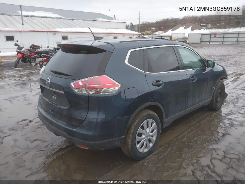 5N1AT2MN3GC859178 2016 Nissan Rogue S