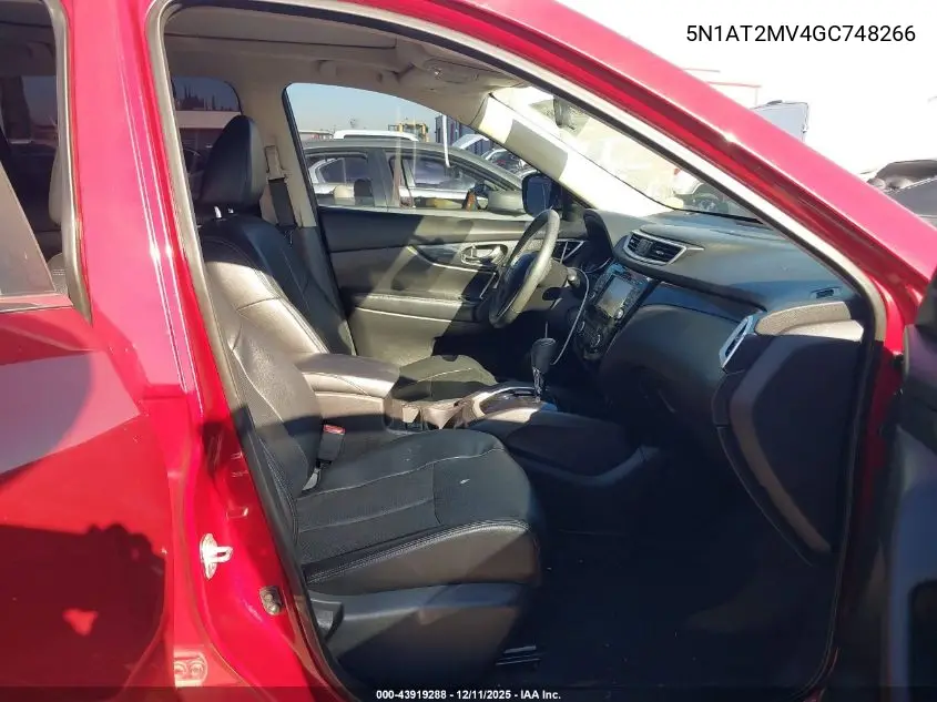 5N1AT2MV4GC748266 2016 Nissan Rogue Sl