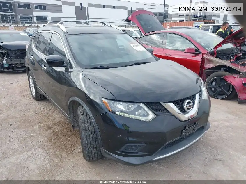KNMAT2MT3GP720714 2016 Nissan Rogue Sv