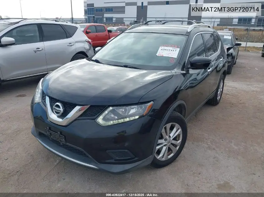 KNMAT2MT3GP720714 2016 Nissan Rogue Sv