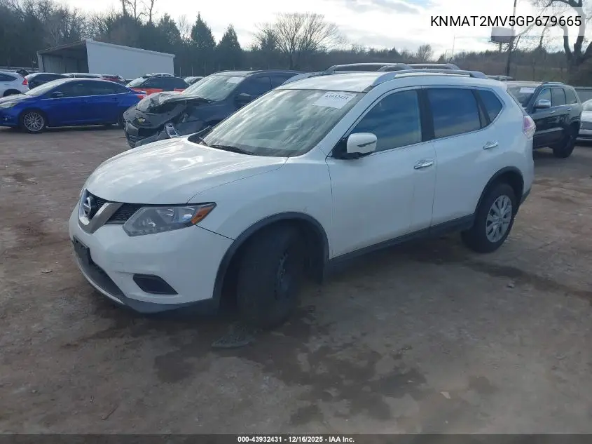 KNMAT2MV5GP679665 2016 Nissan Rogue S