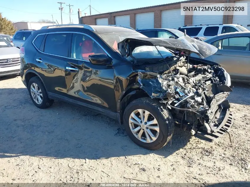 5N1AT2MV5GC923298 2016 Nissan Rogue Sv