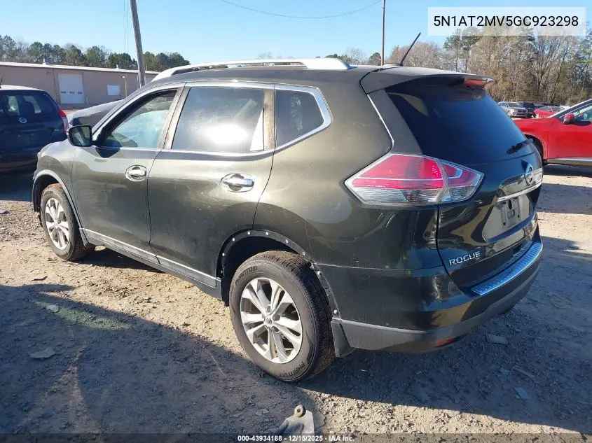 5N1AT2MV5GC923298 2016 Nissan Rogue Sv