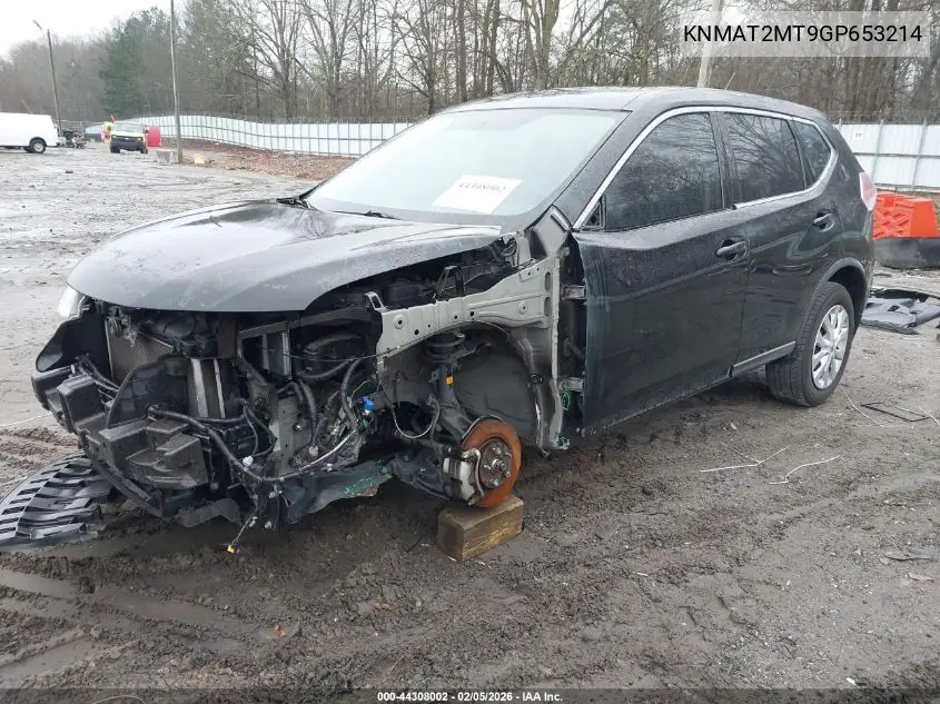 KNMAT2MT9GP653214 2016 Nissan Rogue S