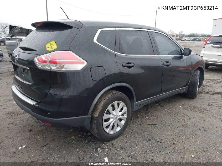 KNMAT2MT9GP653214 2016 Nissan Rogue S