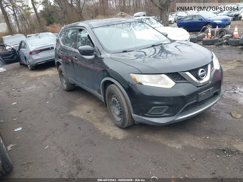 KNMAT2MV7GP610864 2016 Nissan Rogue S