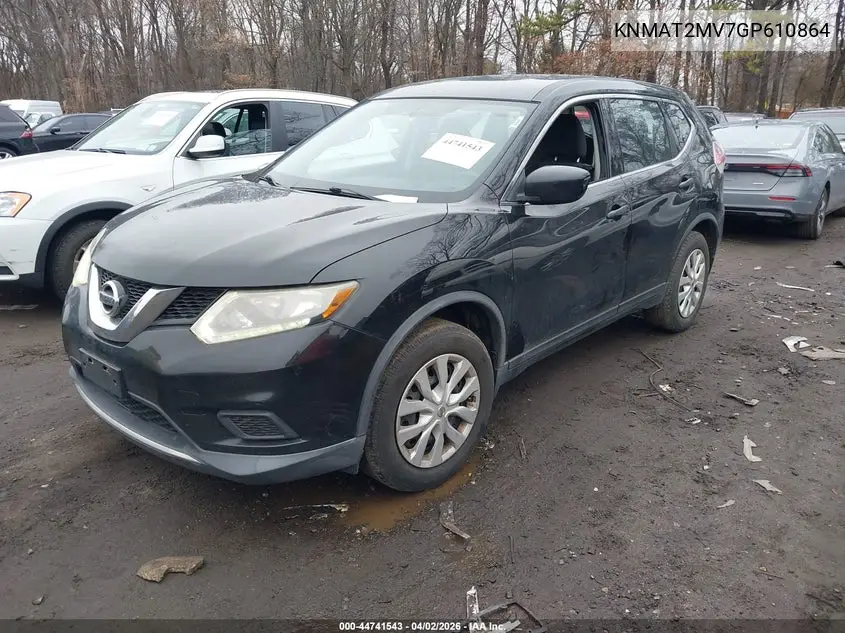 KNMAT2MV7GP610864 2016 Nissan Rogue S