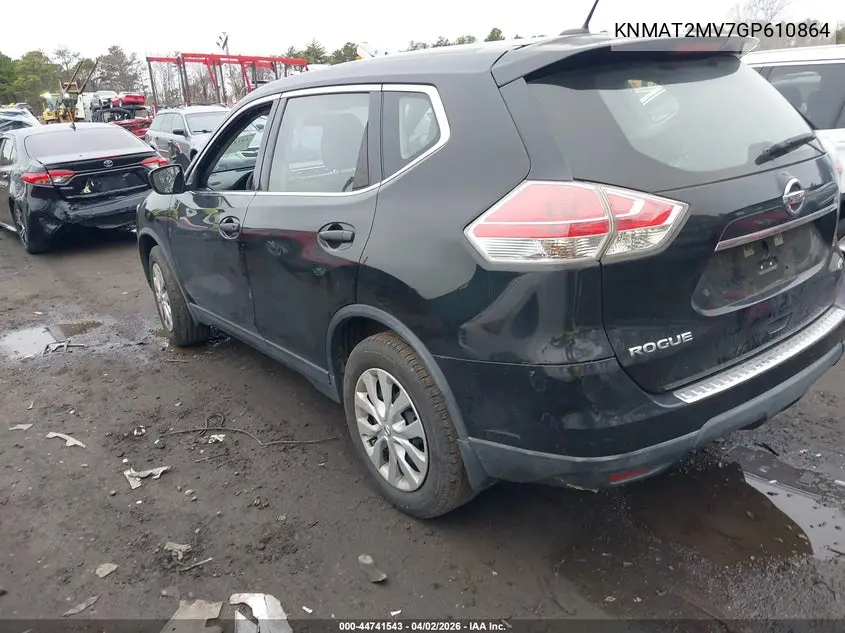 KNMAT2MV7GP610864 2016 Nissan Rogue S