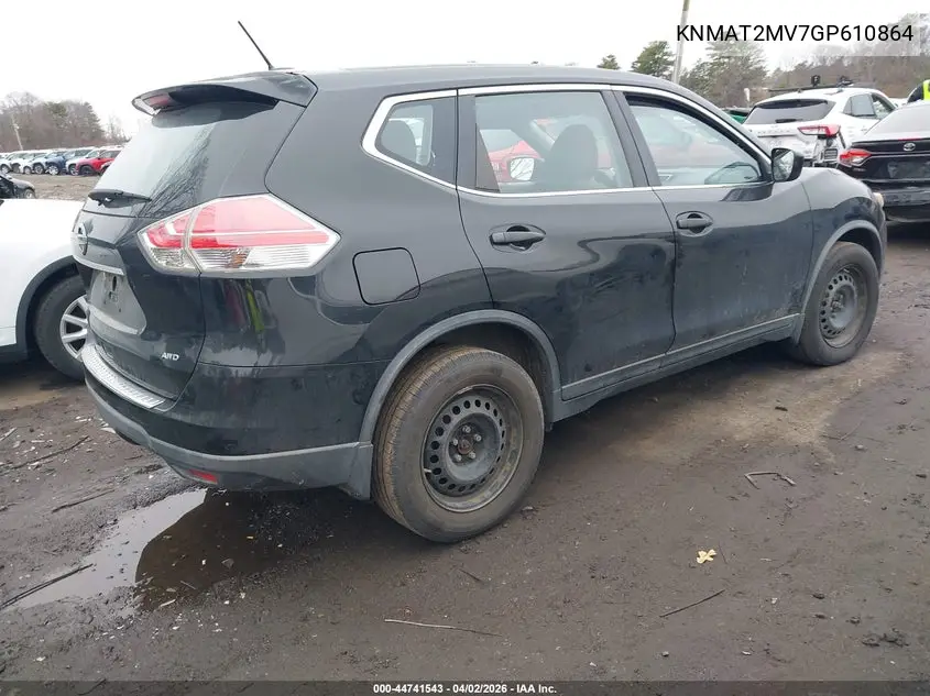 KNMAT2MV7GP610864 2016 Nissan Rogue S