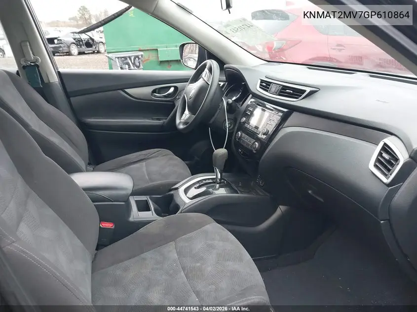 KNMAT2MV7GP610864 2016 Nissan Rogue S